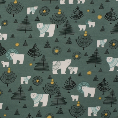 Jersey Polar Bär Grün