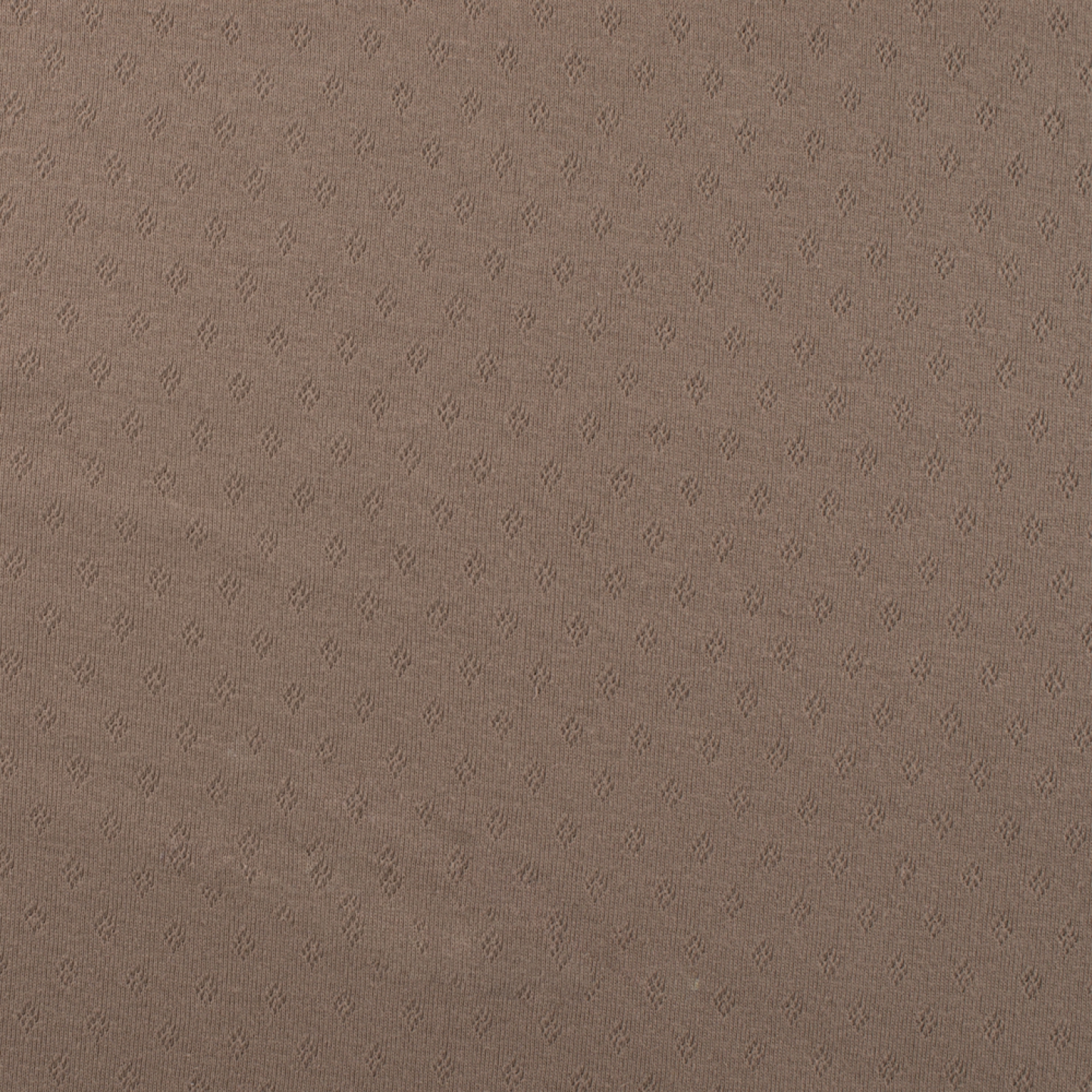 Ajour Jersey Uni Taupe