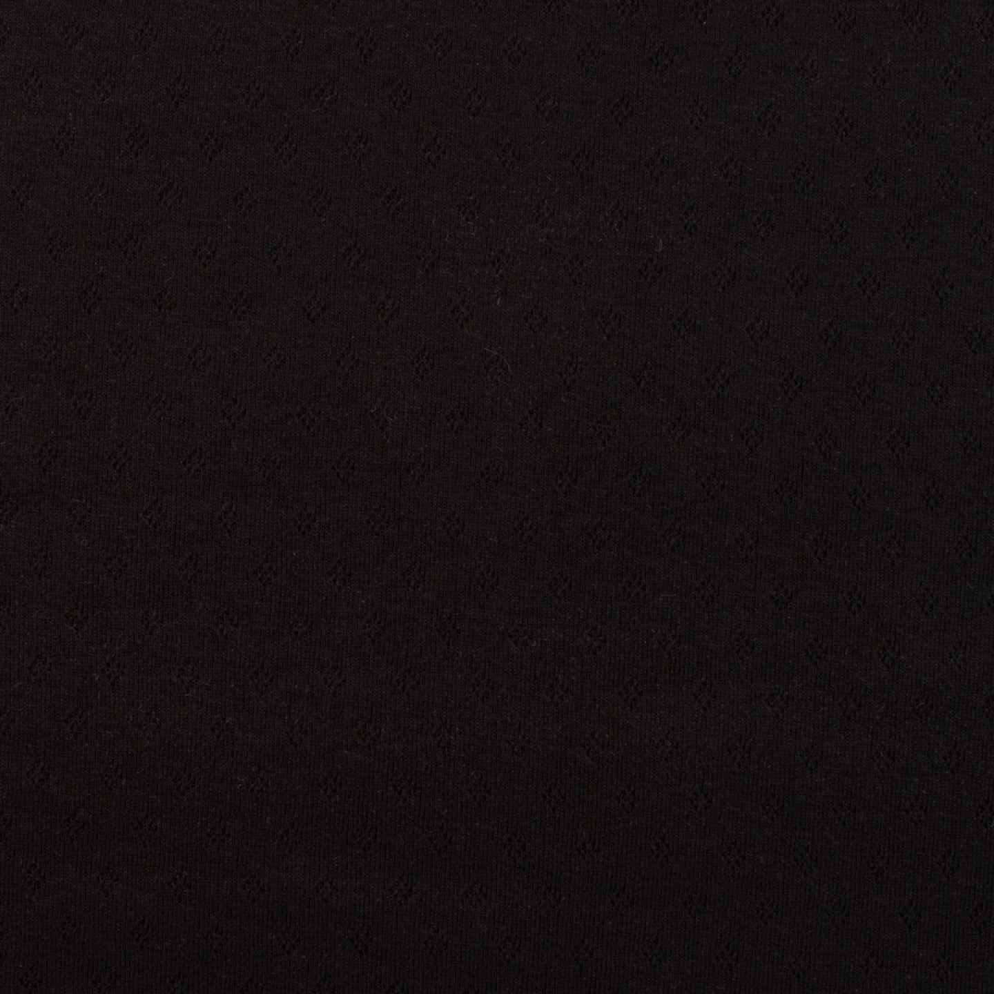 Ajour Jersey Uni Black